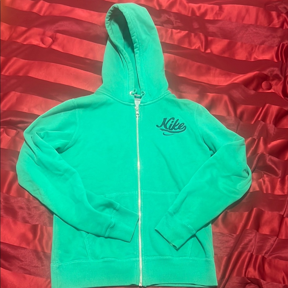 Nike Kids Green Hoodie